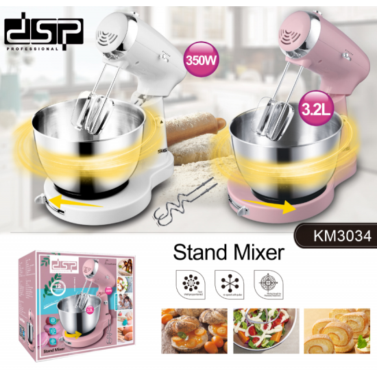 Stand Mikser Elektrik 350W 3.2L DSP KM3034