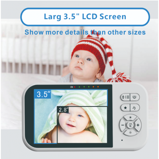 Monitorues per Bebe me Ekran 3.5'' | Video Baby Monitor 