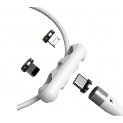 Fishe Karikimi Magnetike Baseus Fast USB to USB-C / Lightning / Micro 1M