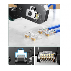 Pince Rrjeti per RJ45 /RJ11 Ugreen 3in1 | Modular Crimping Tool