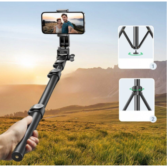 Selfie Stick Tripod me Bluetooth Ugreen 1.8M