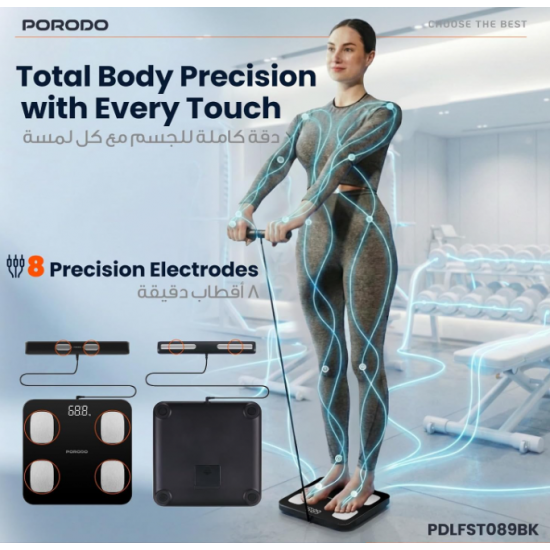 Peshore Elektronike Porodo Precise Analysis Smart Scale