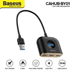Baseus Square Round 4 in 1 USB HUB Adaptor 