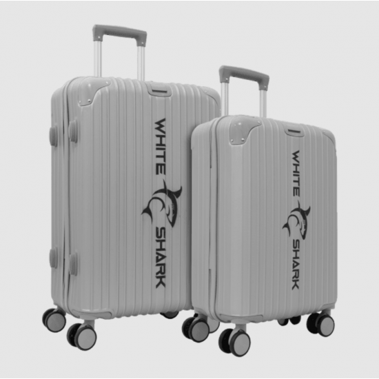 Valixhe Udhetimi White Shark Trolly Case GUARDIAN-BUNDLE Set 2 Cope 