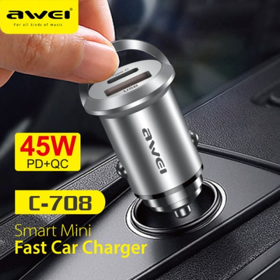 Karikues Awei per Makine | Mini Car Charger C708