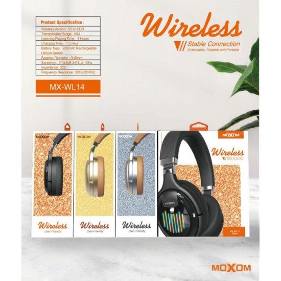 Kufje me Bluetooth Moxom MX-WL14