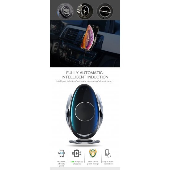 Mbajtese Telefoni per Makine dhe Karikues Wireless |M1 Car Wireless Charger