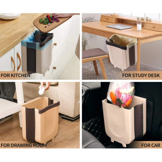 Kosh Mbeturinash Portativ | Foldable Hanging Garbage Bin