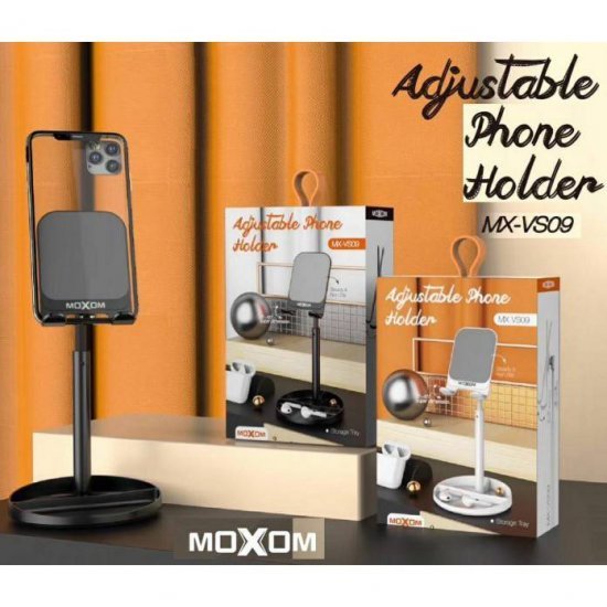 Mbajtese Telefoni dhe Tabletesh per Tavoline| Moxom Adjustable Phone Holder MX-VS09