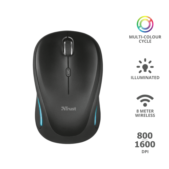 Mouse Trust Wireless Yvi FX | Mouse per Kompjuter 