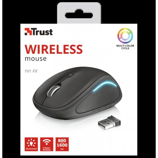 Mouse Trust Wireless Yvi FX | Mouse per Kompjuter 