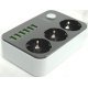 Prize LDNIO  me 3 Porta| Anti-Static Power Socket with USB Ports SE3631