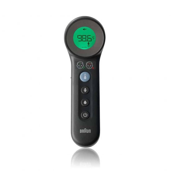 Termometer Dixhital me Infrared | Mates Temperature Multifunksional Braun 3 ne 1