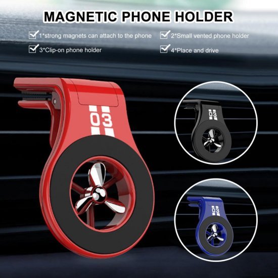 Mbajtese Telefoni dhe Arome per Makine | Aromatherapy Magnet Holder Phone 