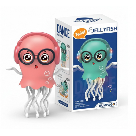 Loder Meduze me Efekte Drite, Muzike dhe Levizje Automatike Jellyfish