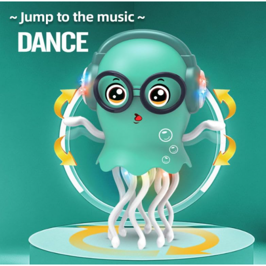 Loder Meduze me Efekte Drite, Muzike dhe Levizje Automatike Jellyfish