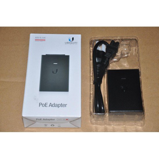 Adaptor PoE 48V 24W 0.5A Gigabit | Ubiquiti Networks | Adaptor POE-48-24W-G