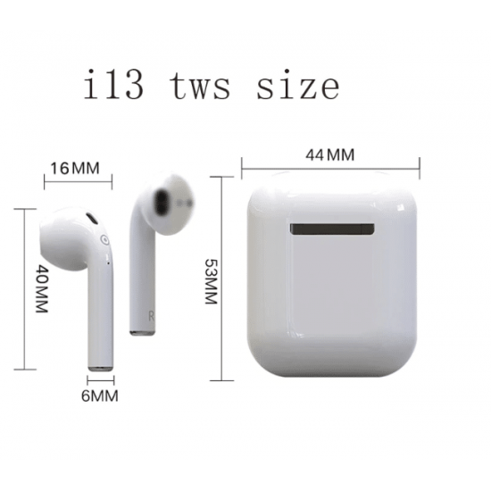 Kufje me Bluetooth Airpods i13 TWS Kufje me Bluetooth Airpods i13 TWS