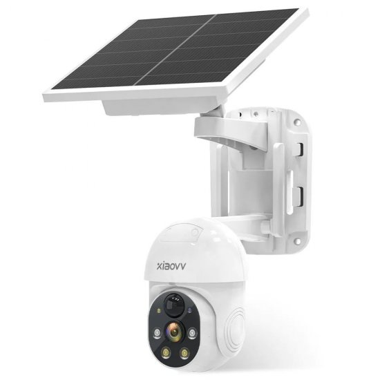 Kamera Sigurie me Panel Diellor | Xiaovv Outdoor PTZ Camera P6 Pro