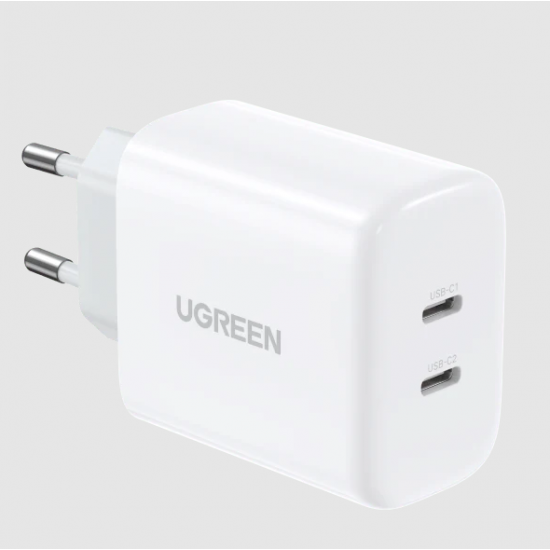 Karikues Ugreen 40W Dual USB-C Port Charger 