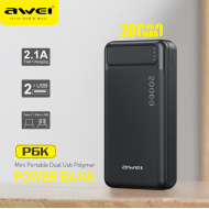 Bateri e Jashtme Awei Power Bank P6K 20000 mAh 