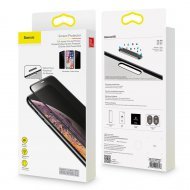 Xham Mbrojtes Baseus 3D Dy Cope me Kornize Instalimi per Iphone X/XR/XS/XS Max/11/11Pro/11Pro Max