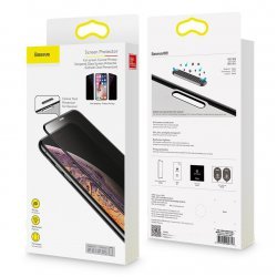 Xham Mbrojtes Baseus 3D Dy Cope me Kornize Instalimi per Iphone X/XR/XS/XS Max/11/11Pro/11Pro Max