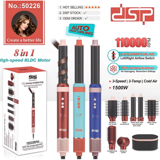 Stilues Profesional per Floket 8in1 DSP 50226 