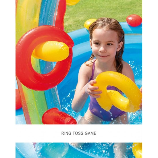 Pishine Intex per Femije me Rreshkitese 297x193x135cm