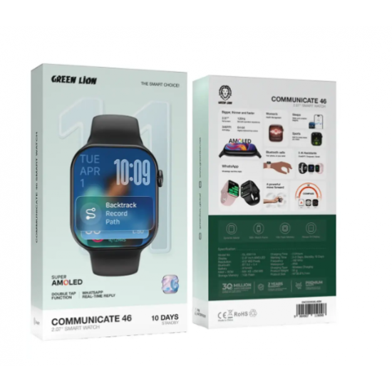Ore inteligjente Green Lion | Communicate 46 Smartwatch