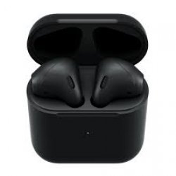 Kufje me Bluetooth 5.0 AirPods 2 Matte Black Apple me Karikim Wireless | BlackPods 2 