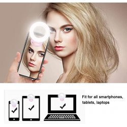 Drite LED me Pasqyre per Selfie 