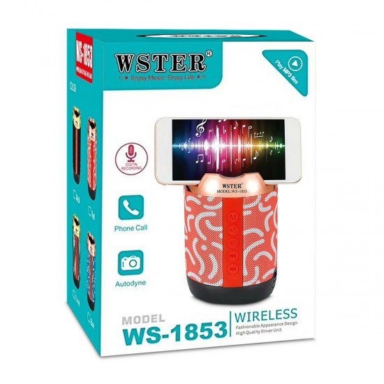 Boks me Bluetooth Wster WS-1853 | Wireless Portable Speaker