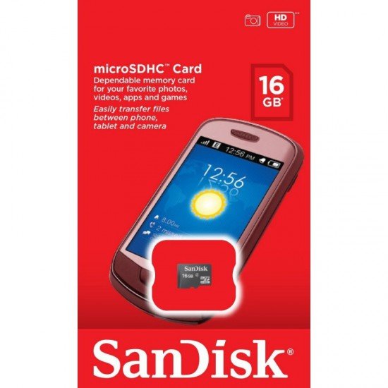 Karte Memorie SanDisk 16GB Micro SD 