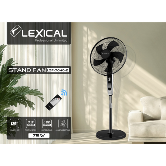 Ventilator me 5 Helika Lexical | Ftohese Ajri 75W | Freskuese per Shtepi 