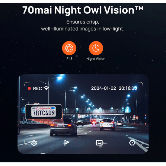 Kamera per Makine 70 Mai | 70mai Dash Cam M500