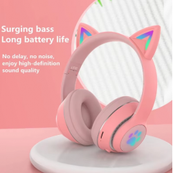 Kufje me Bluetooth per Femije  | Cat Ear Headset