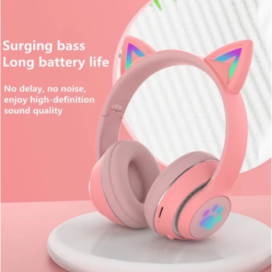 Kufje me Bluetooth per Femije  | Cat Ear Headset