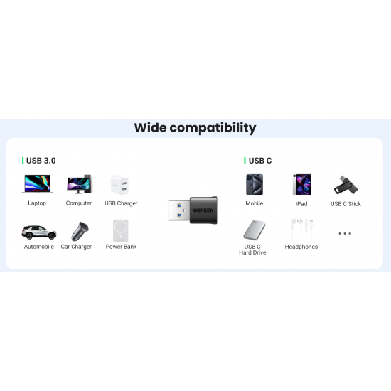Adaptor Ugreen USB to Type-C