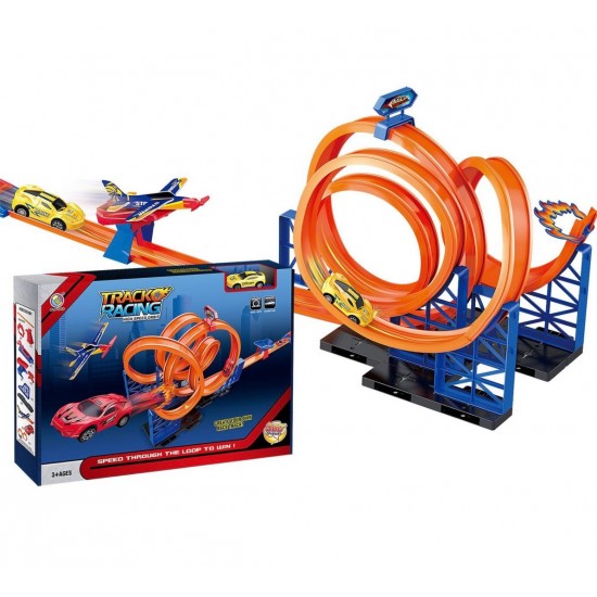 Track Racing – Piste Garash me Makina per Femije