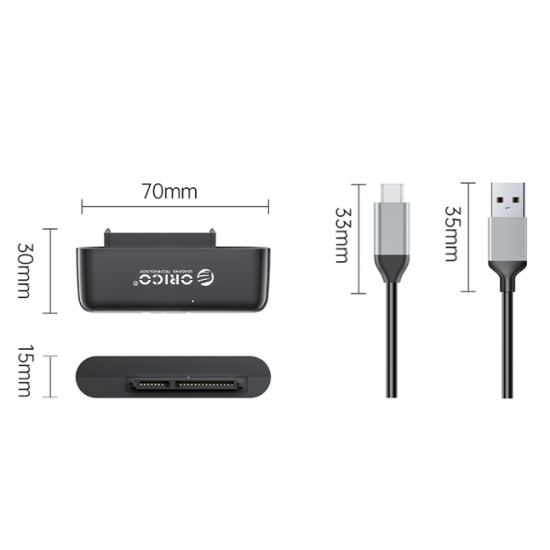 Adaptor per HDD & SSD 2.5 inch ORICO UTS3-3A