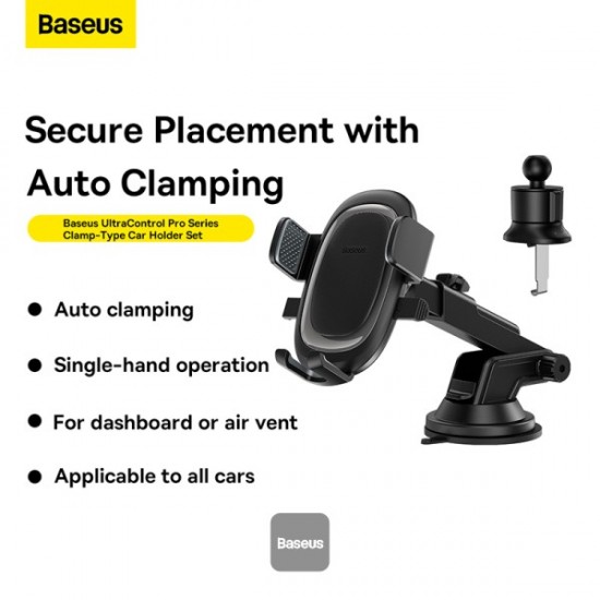 Mbajtese Telefoni Baseus per Makine 2in1 | Auto Clamping