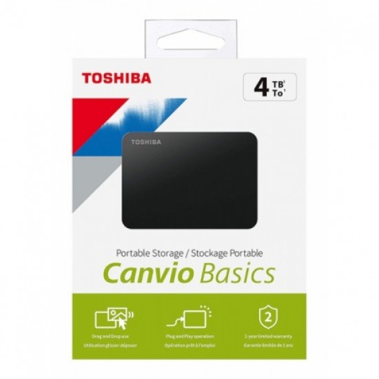 Hard Disk i Jashtem Toshiba External HDD 4TB