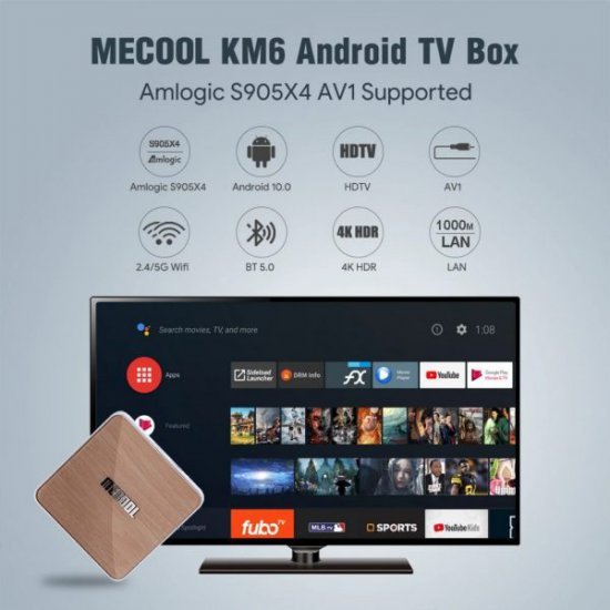 Mecool Smart Tv Box Android 10 |KM6 DELUXE