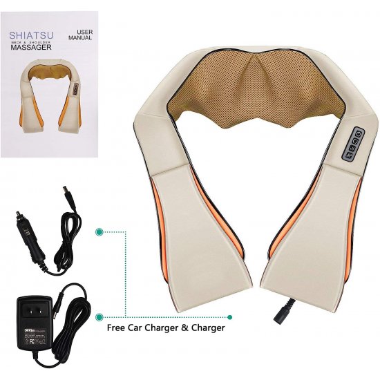 Masazhues Multifunksional | Neck Back and Shoulder Massager Shiatsu