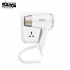 Tharese Flokesh per Hotele DSP | Hotel Wall-Mounted Hair Dryer