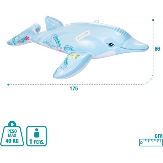 Komardare Intex ne Forme Delfini 175x66cm