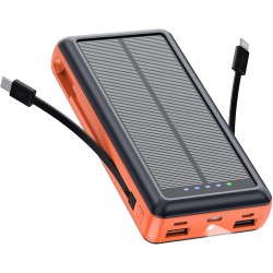 Bateri e Jashtme Power Bank me Panel Diellor 