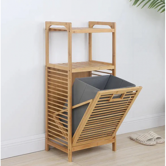 Raft Organizues Bamboo per Rrobat e Palara | Elegant dhe Praktik per Shtepine  