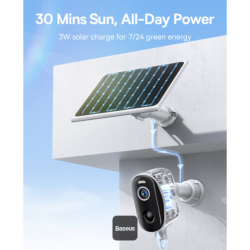 Panel Diellor per Kamera Sigurie | Baseus A1 3W Solar Panel